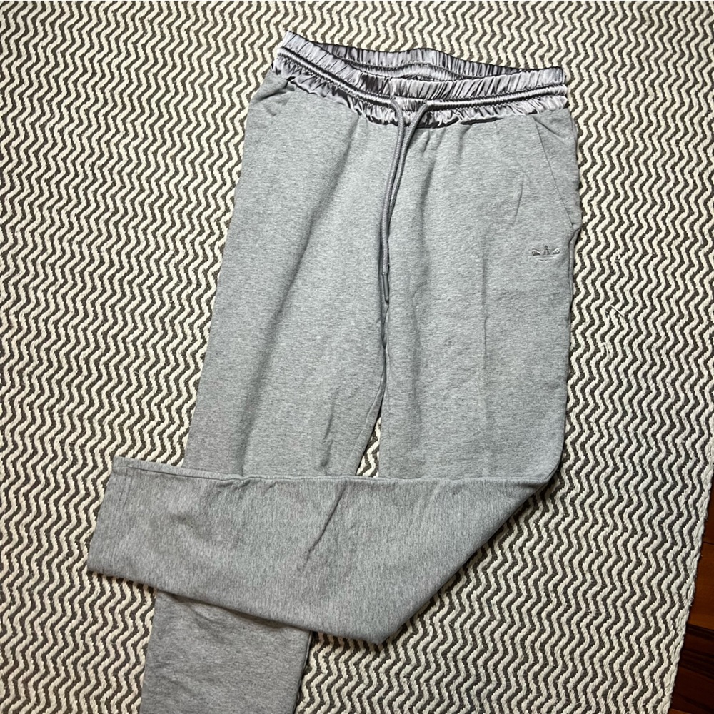 Adidas Metallic Gray Joggers